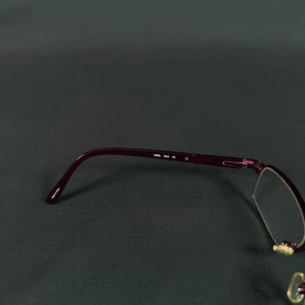 Kate Spade Averil 0RU6 135burgubdy Eyeglass Glasses Only Frame